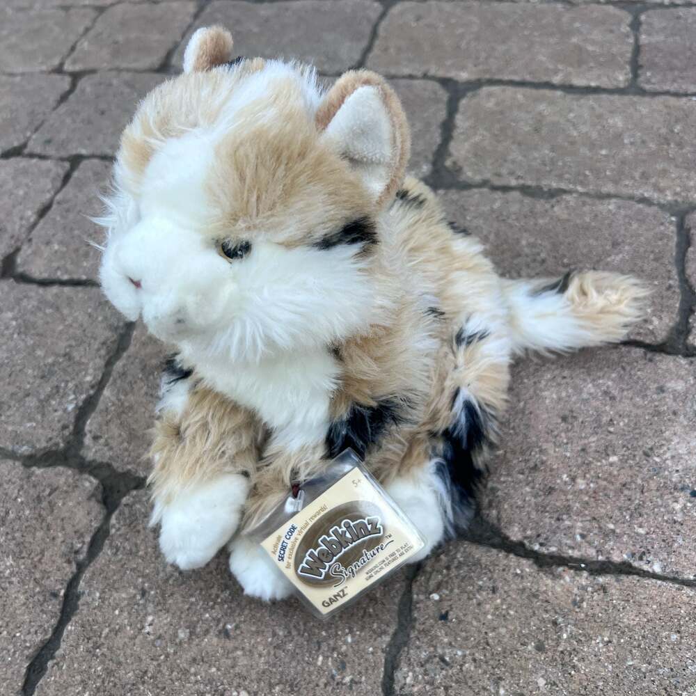 Ganz Webkinz Signature Marble Cat Plush Stuffed Animal WKS1087